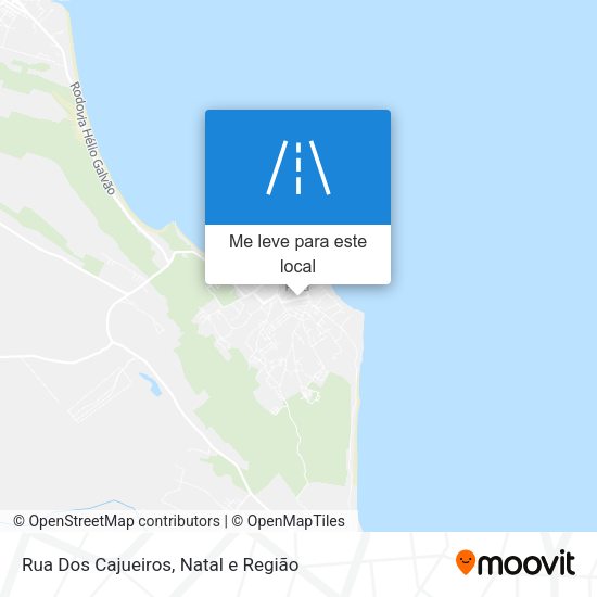 Rua Dos Cajueiros mapa