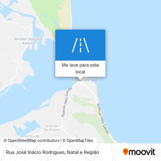 Rua José Inácio Rodrigues mapa