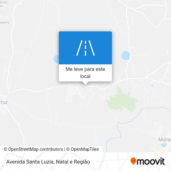 Avenida Santa Luzia mapa