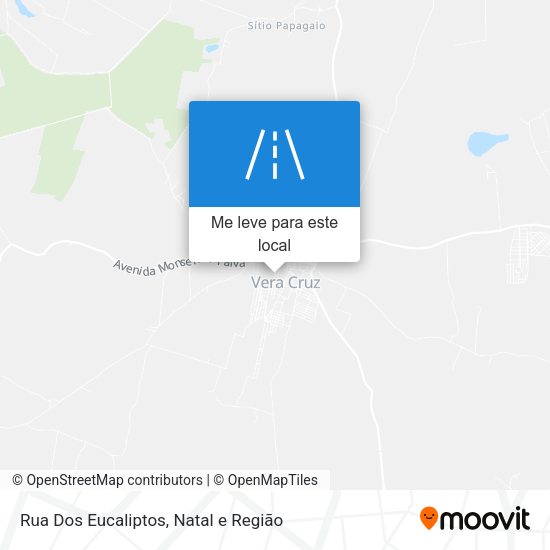 Rua Dos Eucaliptos mapa