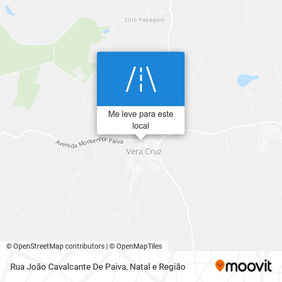 Rua João Cavalcante De Paiva mapa