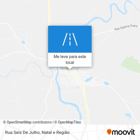 Rua Seis De Julho mapa