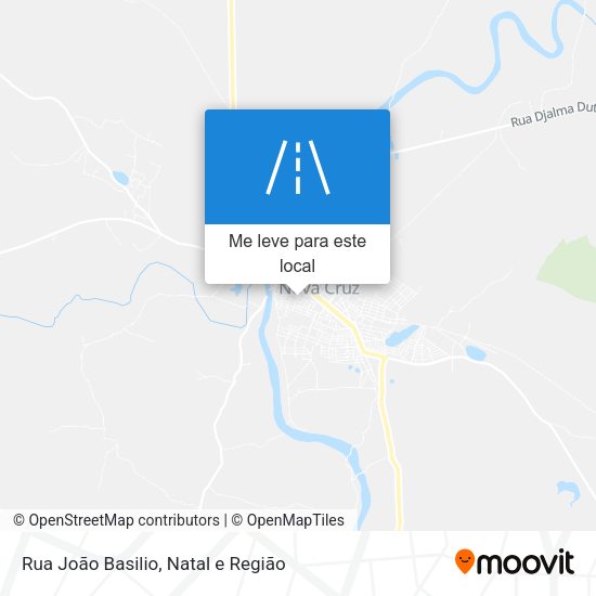 Rua João Basilio mapa