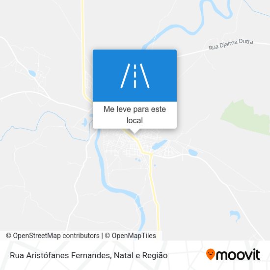 Rua Aristófanes Fernandes mapa
