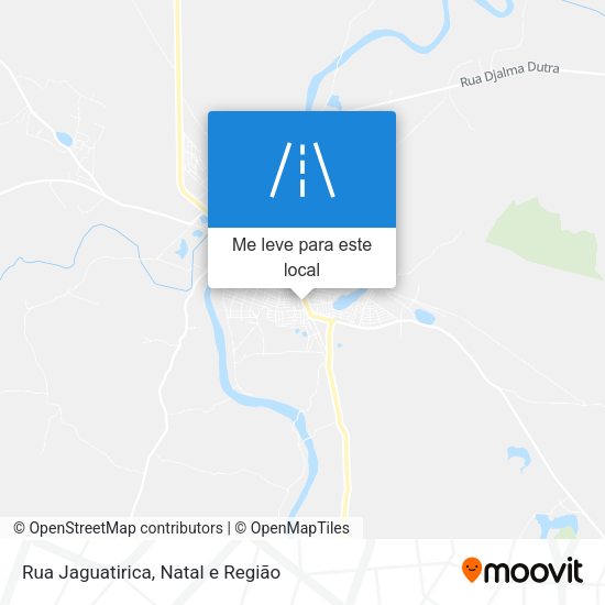 Rua Jaguatirica mapa