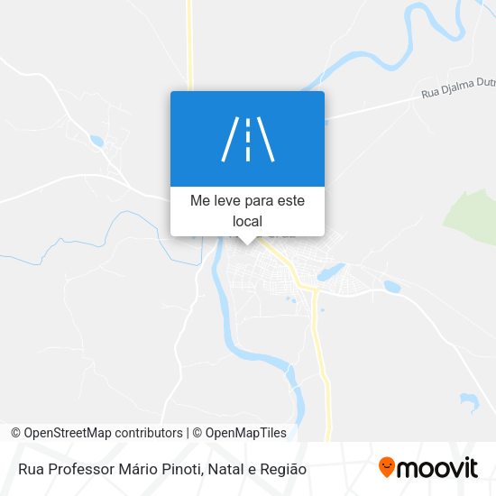 Rua Professor Mário Pinoti mapa