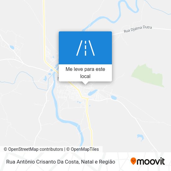 Rua Antônio Crisanto Da Costa mapa