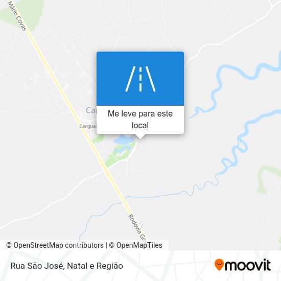 Rua São José mapa