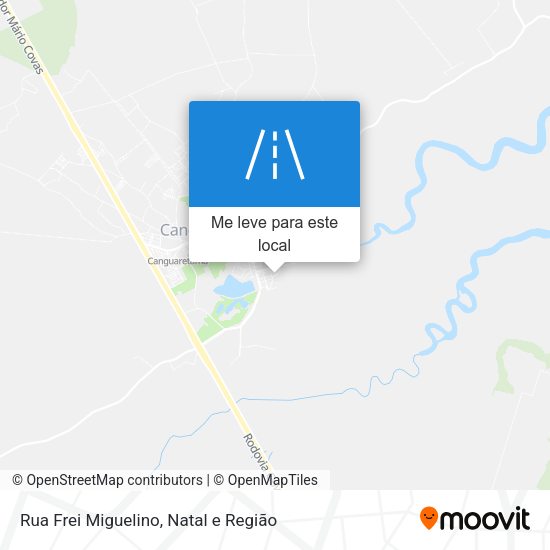 Rua Frei Miguelino mapa
