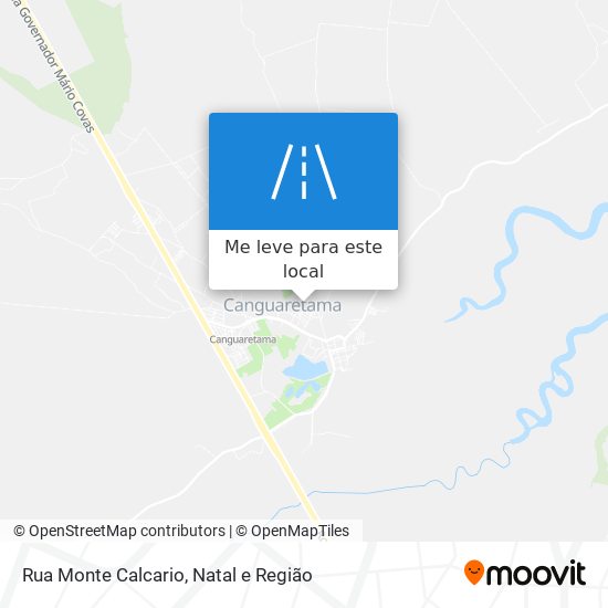 Rua Monte Calcario mapa