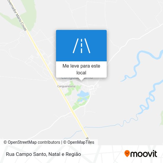 Rua Campo Santo mapa