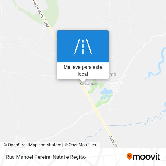 Rua Manoel Pereira mapa