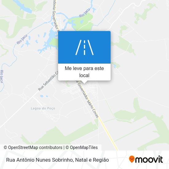 Rua Antônio Nunes Sobrinho mapa