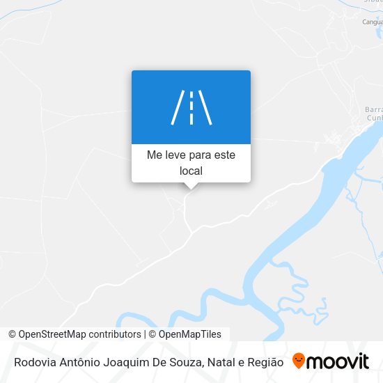 Rodovia Antônio Joaquim De Souza mapa