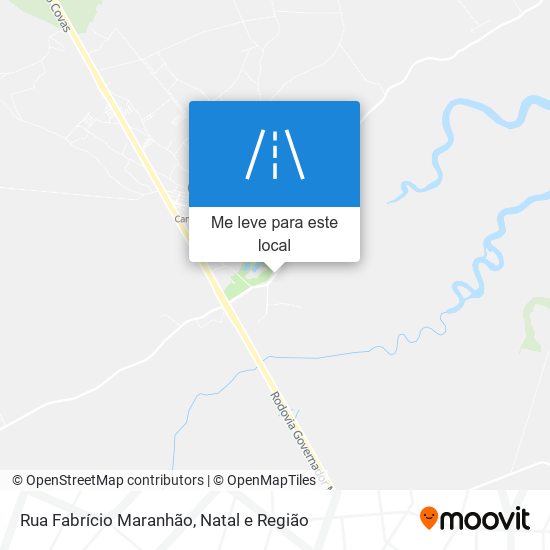 Rua Fabrício Maranhão mapa