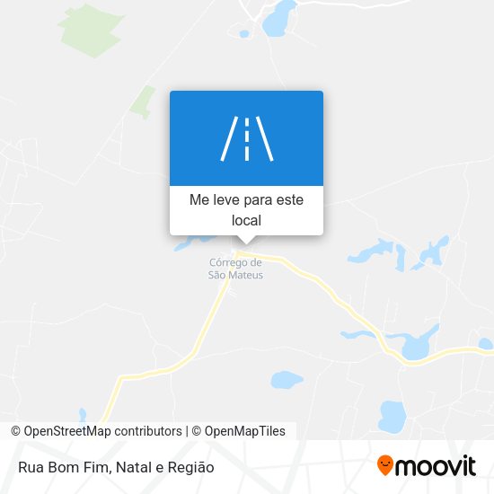 Rua Bom Fim mapa