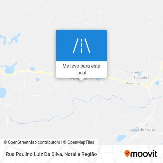 Rua Paulino Luiz Da Silva mapa