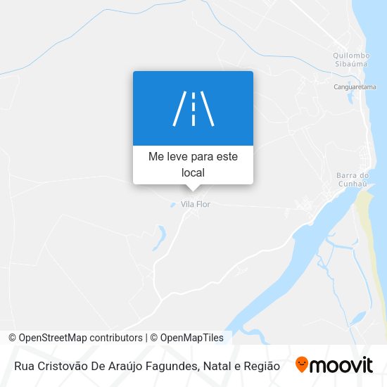 Rua Cristovão De Araújo Fagundes mapa