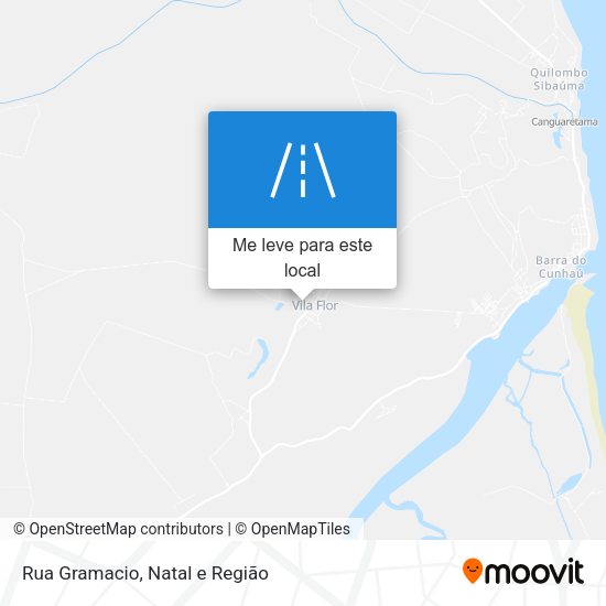 Rua Gramacio mapa