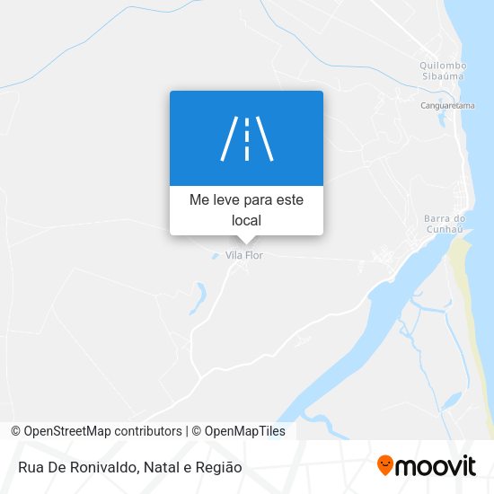 Rua De Ronivaldo mapa