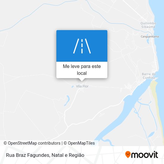 Rua Braz Fagundes mapa