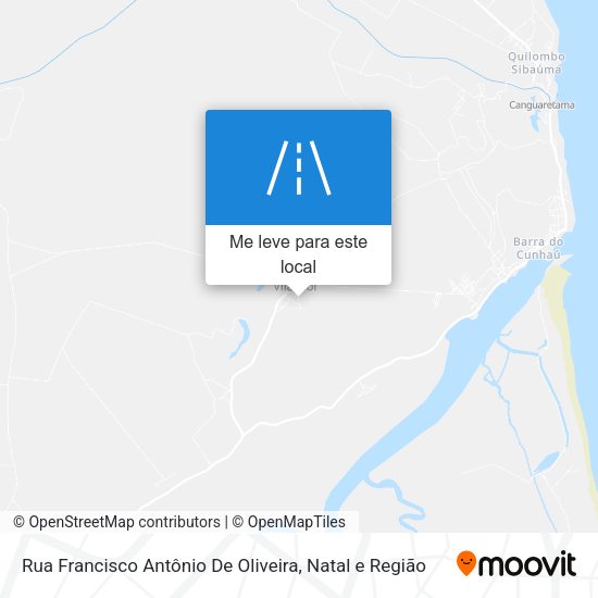 Rua Francisco Antônio De Oliveira mapa