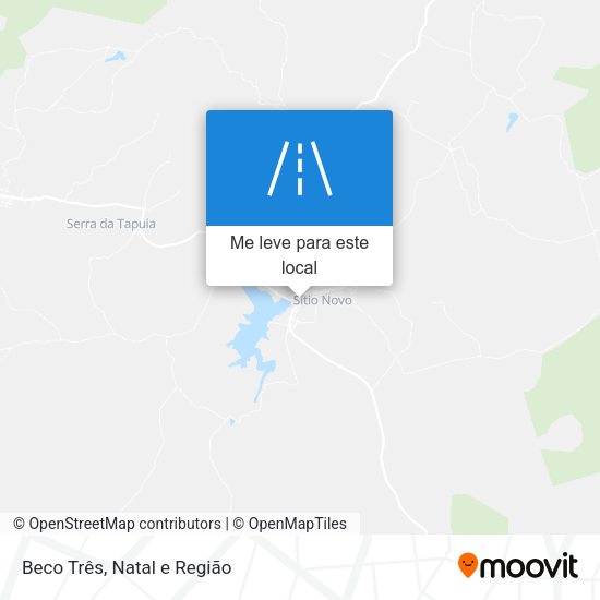 Beco Três mapa