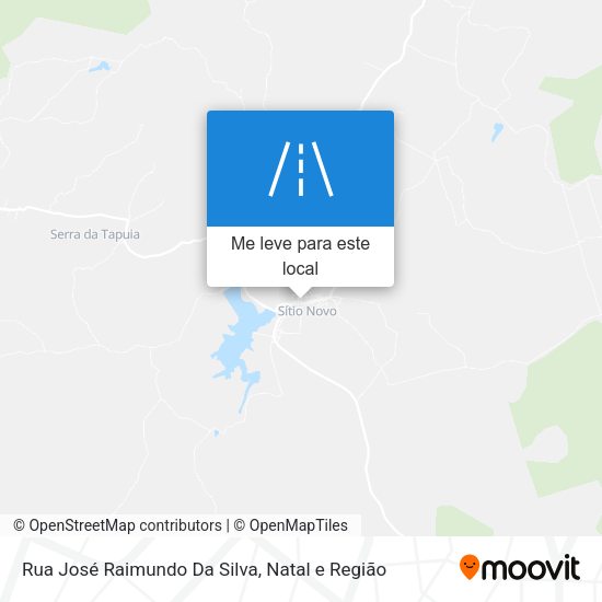 Rua José Raimundo Da Silva mapa