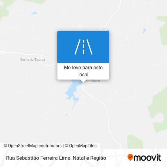 Rua Sebastião Ferreira Lima mapa