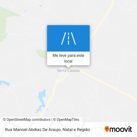 Rua Manoel Abdias De Araujo mapa