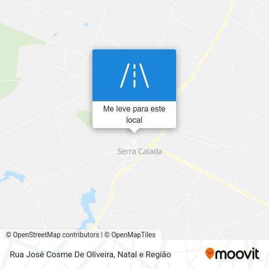 Rua José Cosme De Oliveira mapa