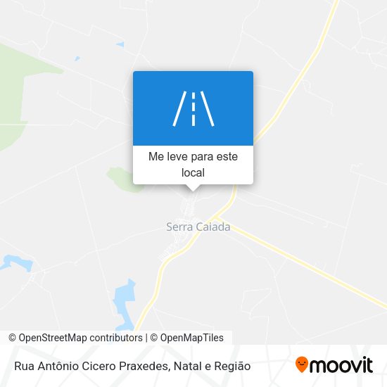 Rua Antônio Cicero Praxedes mapa