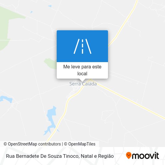 Rua Bernadete De Souza Tinoco mapa