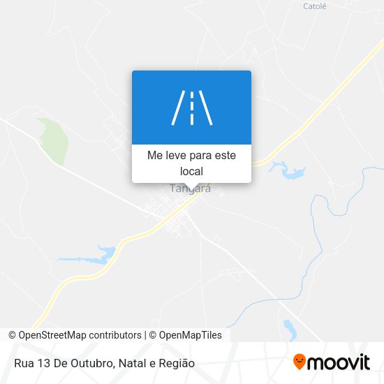Rua 13 De Outubro mapa