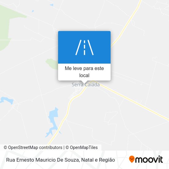 Rua Ernesto Mauricio De Souza mapa