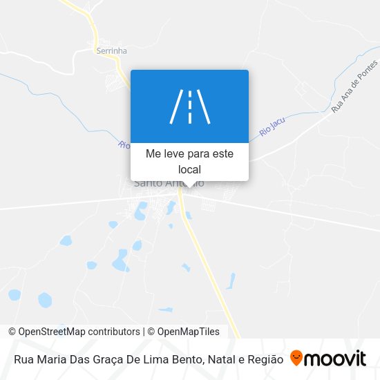 Rua Maria Das Graça De Lima Bento mapa