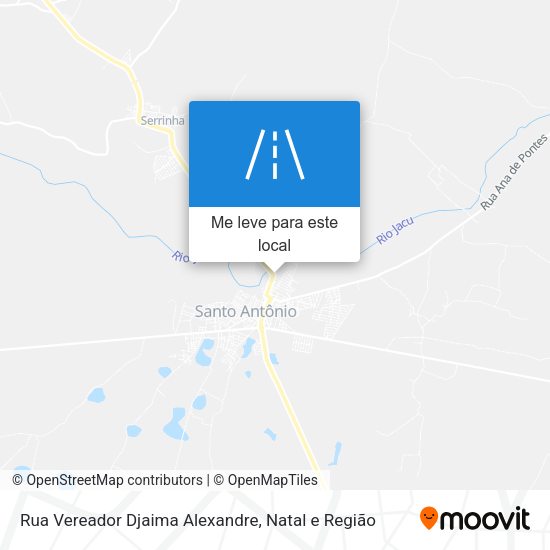 Rua Vereador Djaima Alexandre mapa