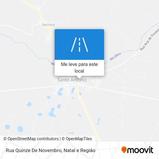 Rua Quinze De Novembro mapa