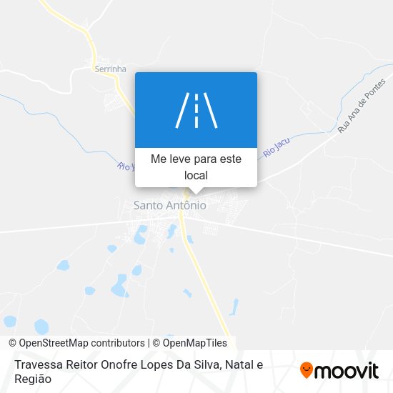 Travessa Reitor Onofre Lopes Da Silva mapa