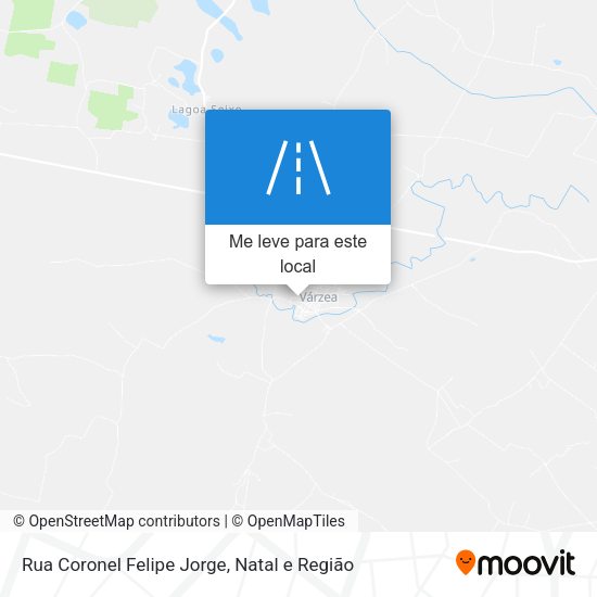 Rua Coronel Felipe Jorge mapa