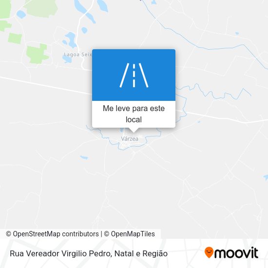 Rua Vereador Virgilio Pedro mapa