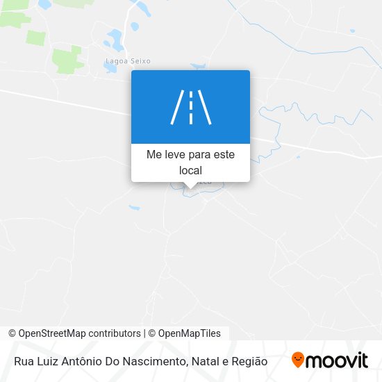 Rua Luiz Antônio Do Nascimento mapa