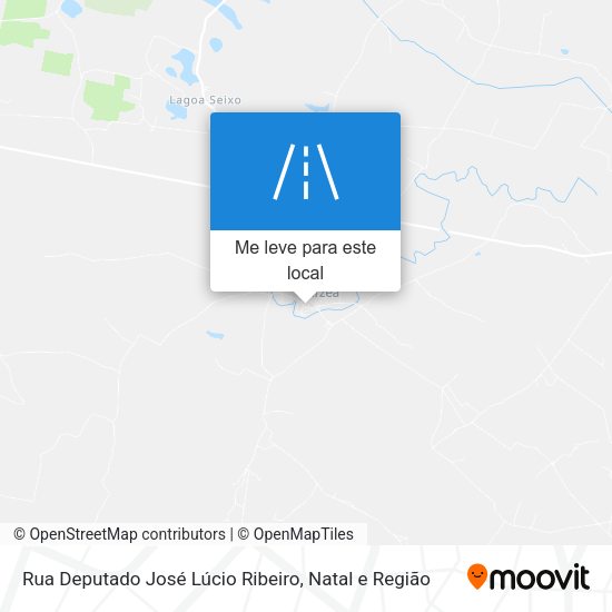 Rua Deputado José Lúcio Ribeiro mapa