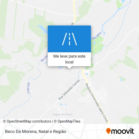 Beco Da Morena mapa