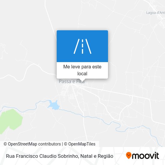 Rua Francisco Claudio Sobrinho mapa