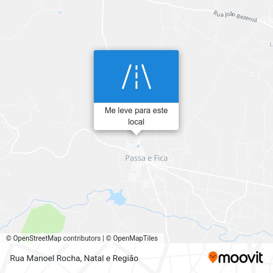 Rua Manoel Rocha mapa