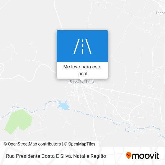 Rua Presidente Costa E Silva mapa