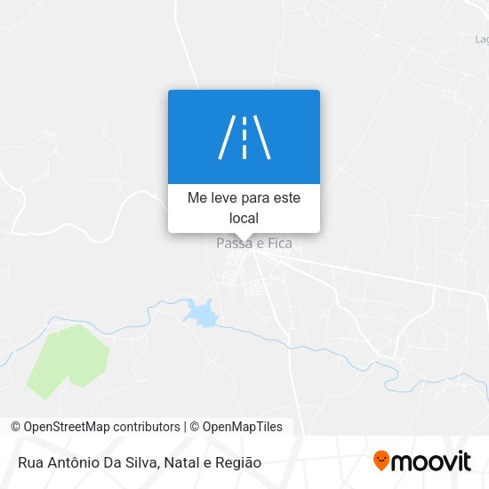 Rua Antônio Da Silva mapa
