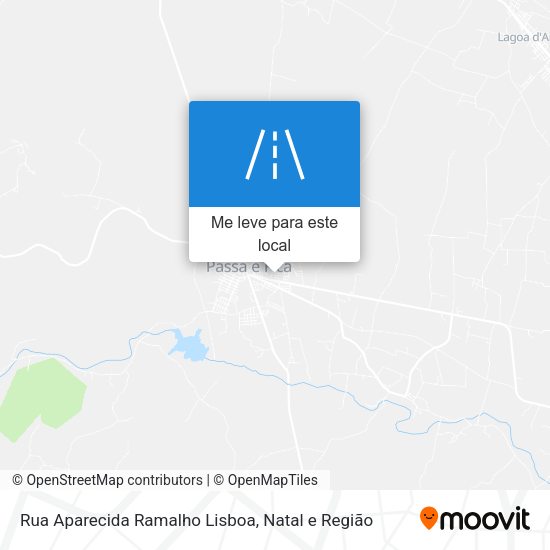 Rua Aparecida Ramalho Lisboa mapa