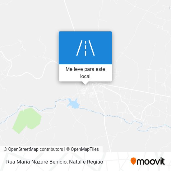 Rua Maria Nazaré Benicio mapa